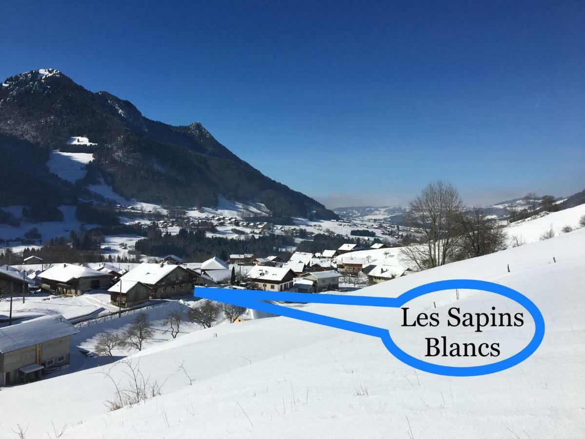 شقة Les Sapins Blancs Vacheresse المظهر الخارجي الصورة