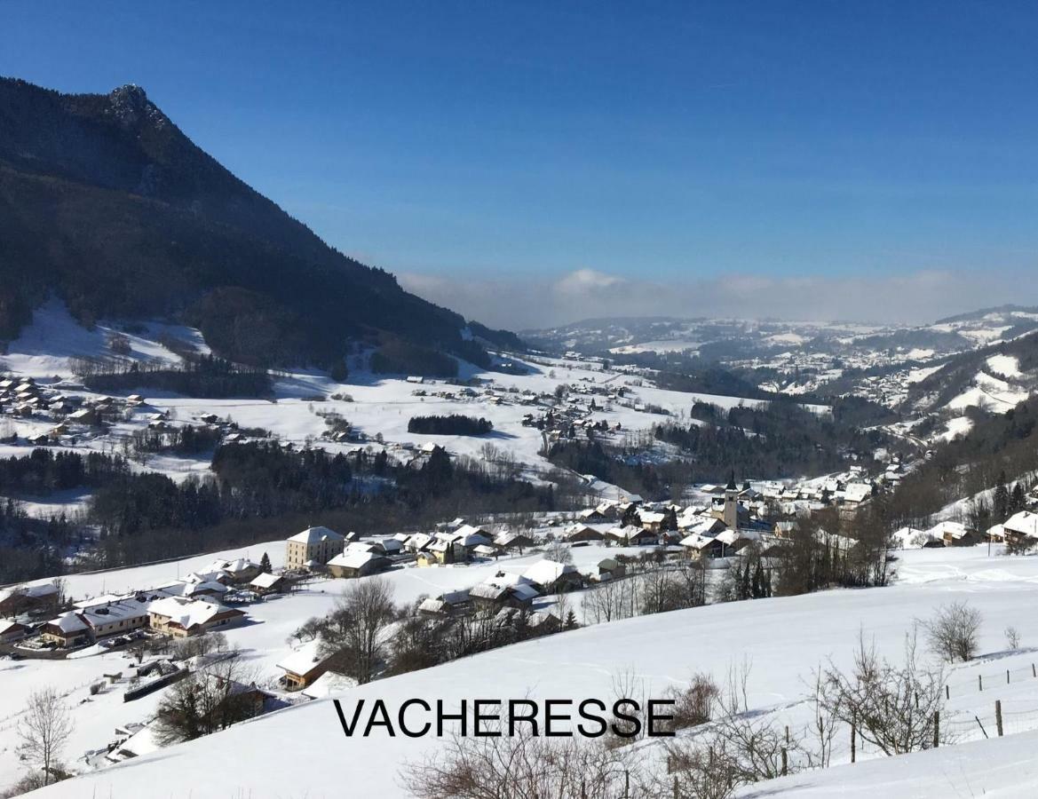 شقة Les Sapins Blancs Vacheresse المظهر الخارجي الصورة